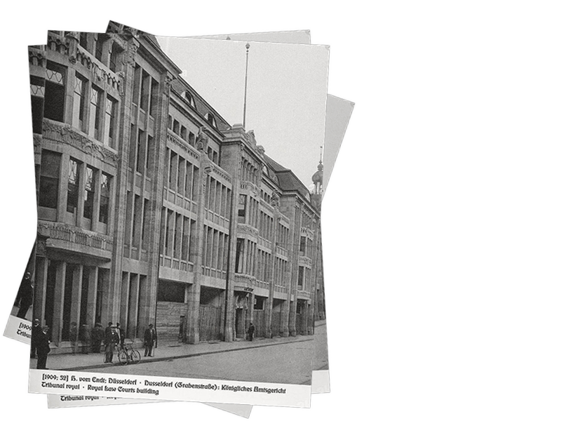 Historisches Bild der Stadt Düsseldorf