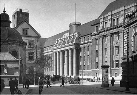 Historical picture of the Andres Quartier in Düsseldorf