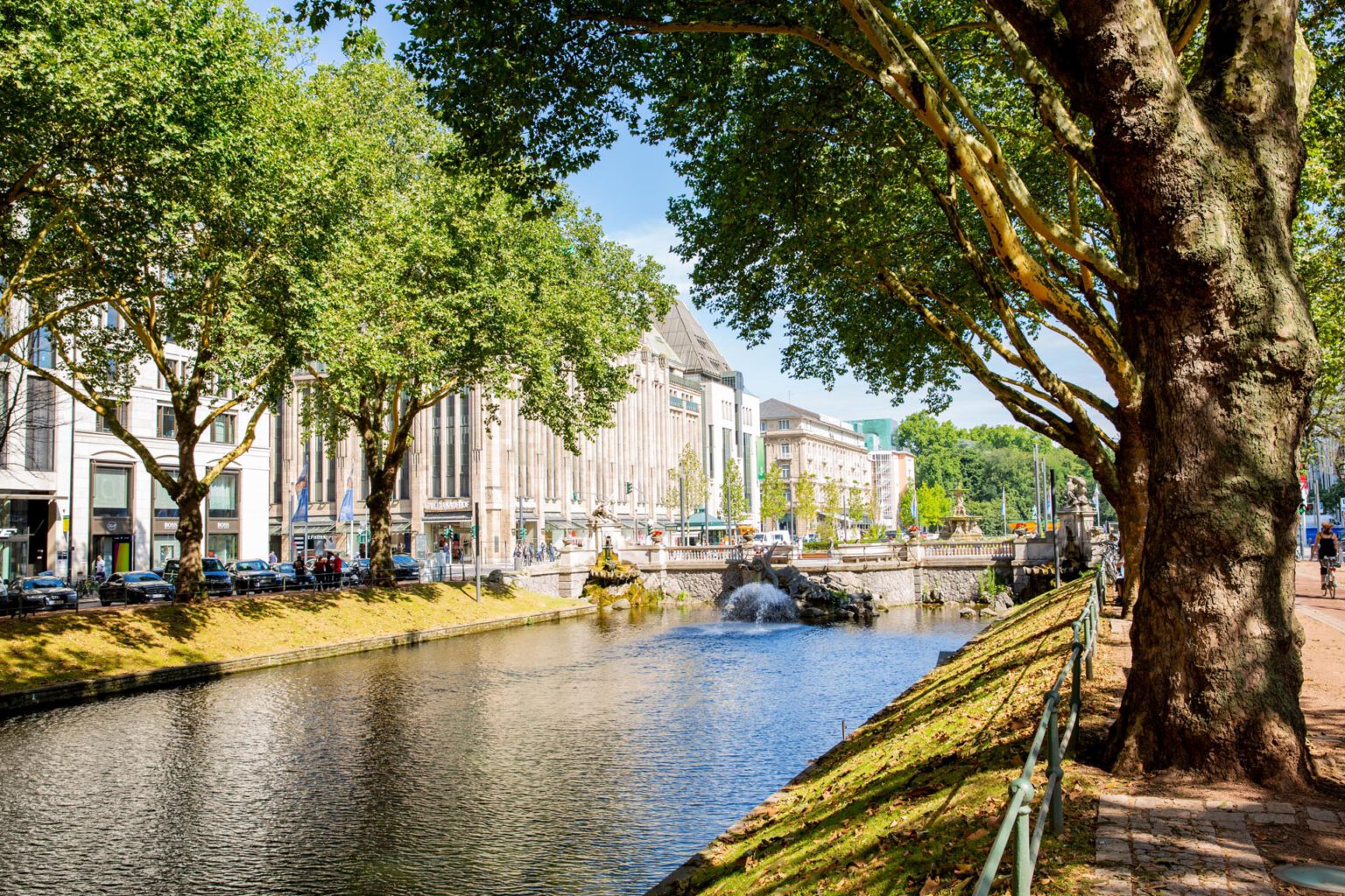 Die Kö in Düsseldorf am Hotel THE WELLEM