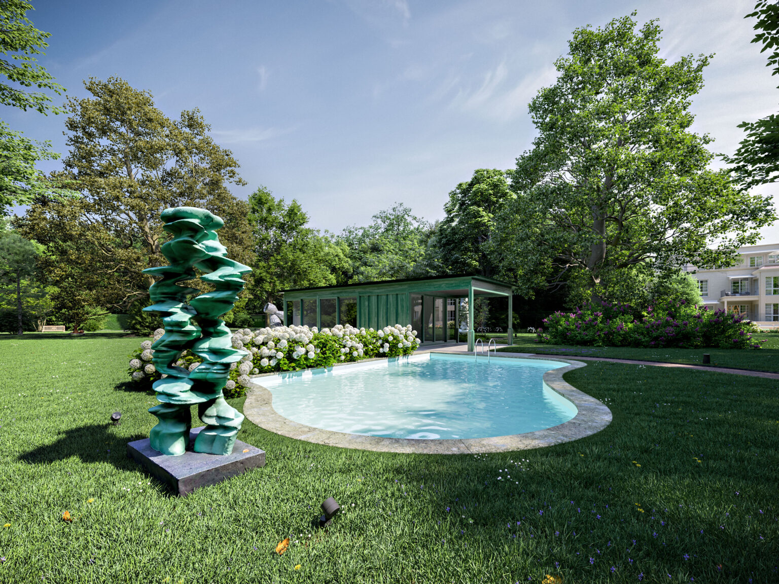 Pool in the New Sculpture Park